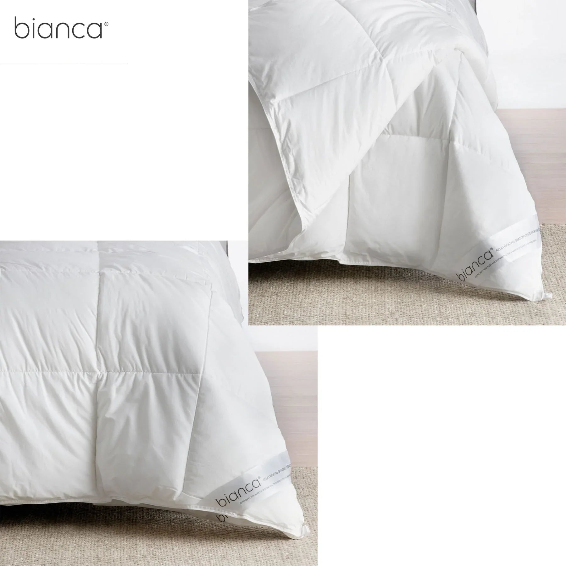 Bianca Pure Microfibre All Seasons Quilt Single - Mekamart Australia