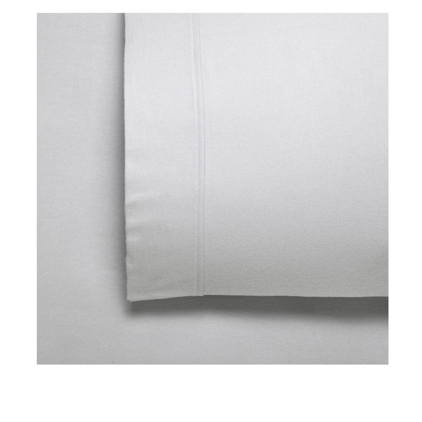 Bianca Fletcher Flannelette Cotton Sheet Set Silver Double - Mekamart Australia
