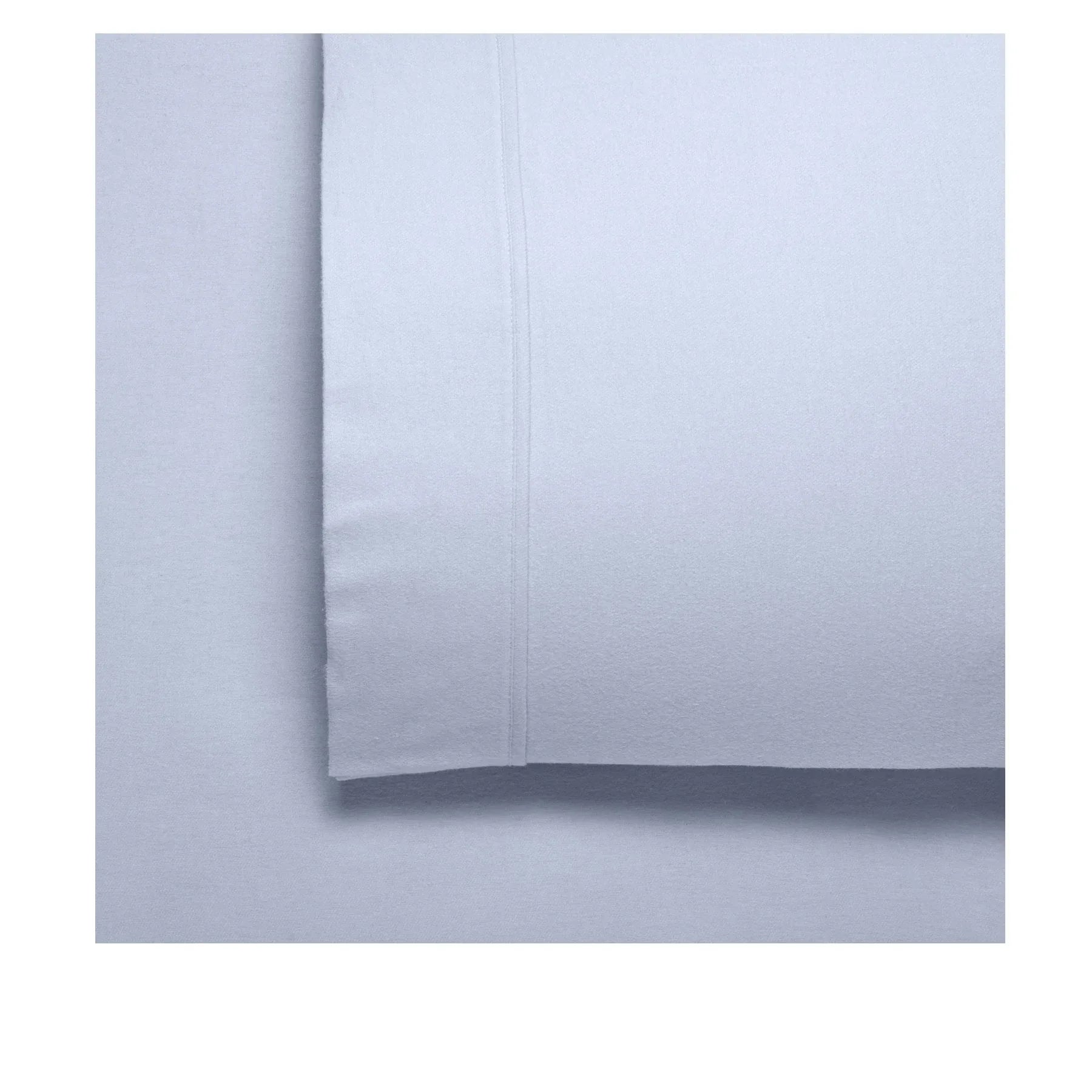 Bianca Fletcher Flannelette Cotton Sheet Set Steel Blue Double - Mekamart Australia