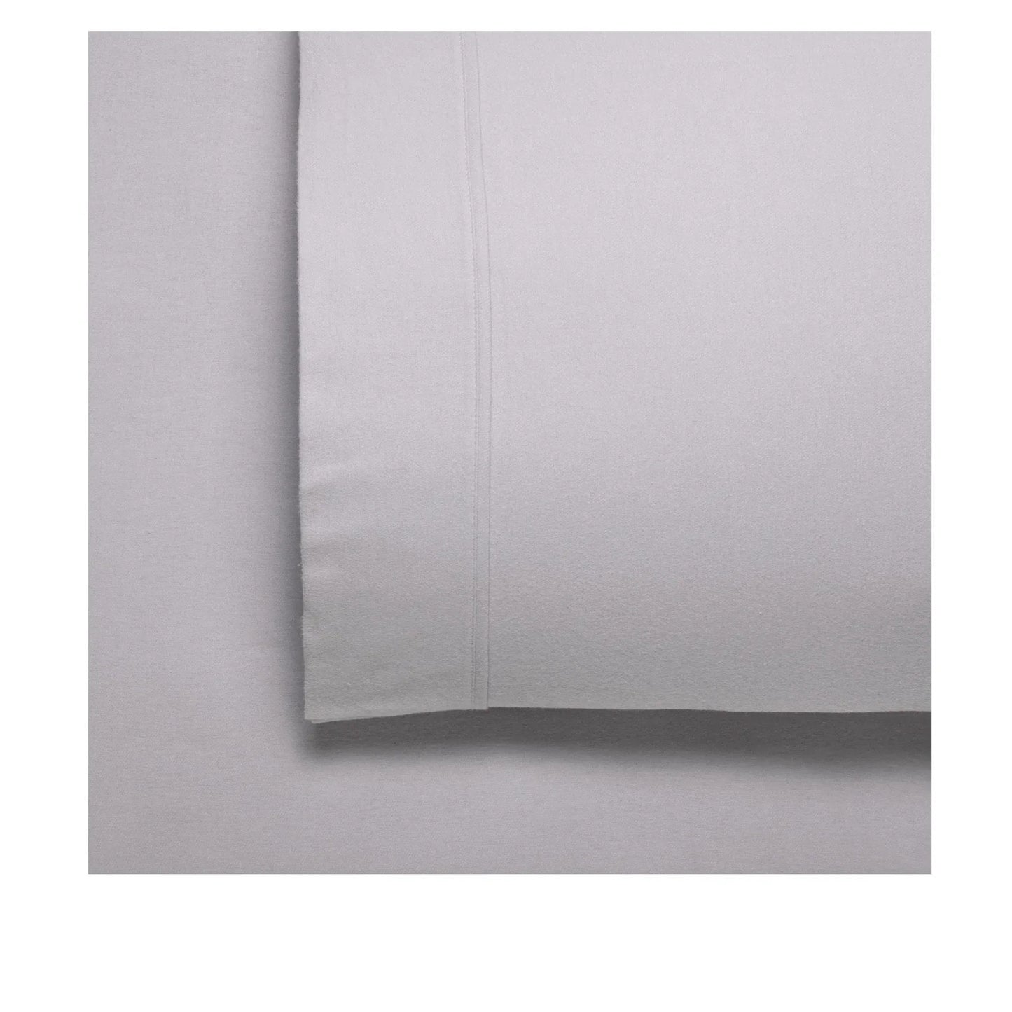 Bianca Fletcher Flannelette Cotton Sheet Set Stone King Single - Mekamart Australia