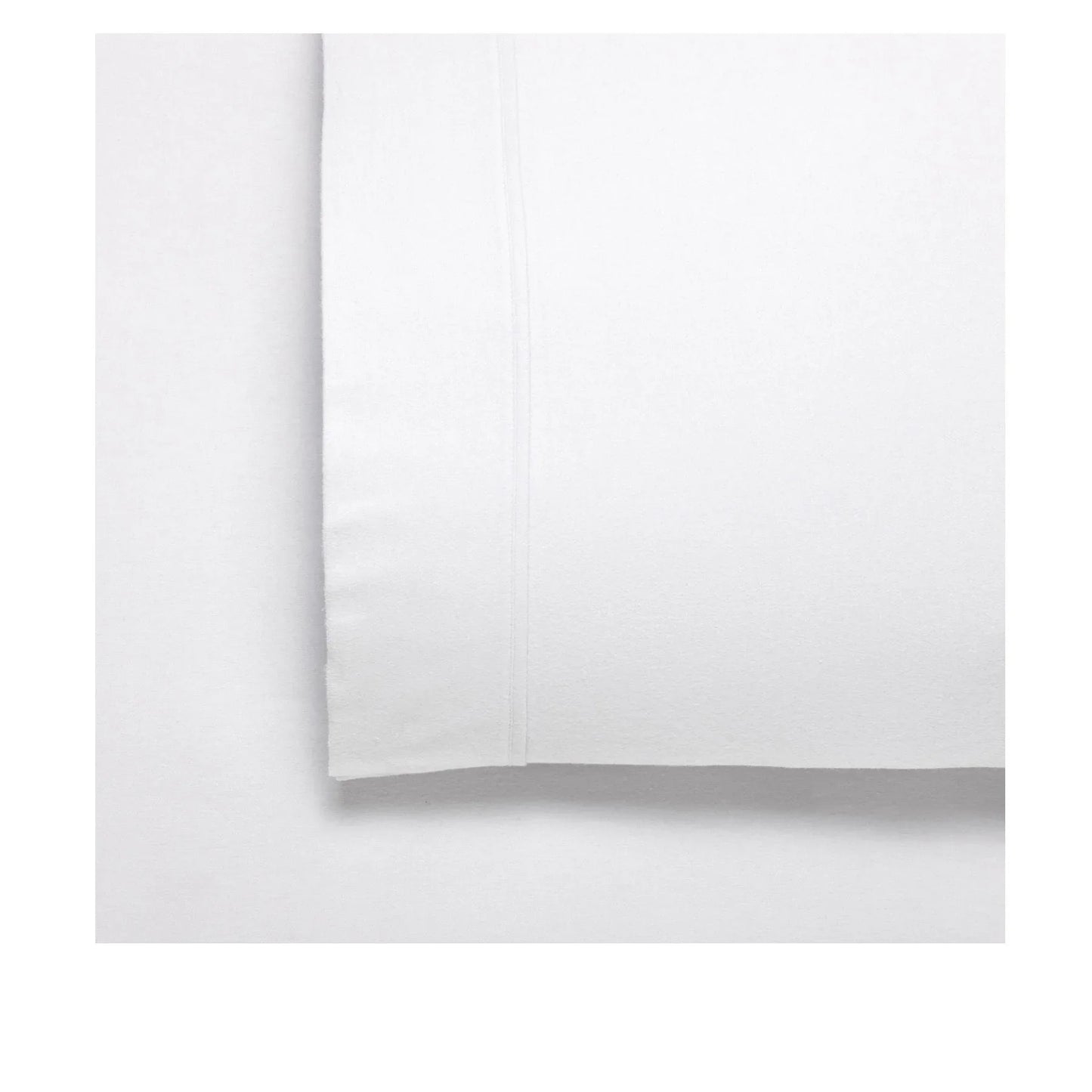 Bianca Fletcher Flannelette Cotton Sheet Set White Single - Mekamart Australia
