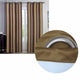 Emporio Hudson Pair of Coated Back Blockout Eyelet Curtains 137 x 213cm each Camel - Mekamart Australia