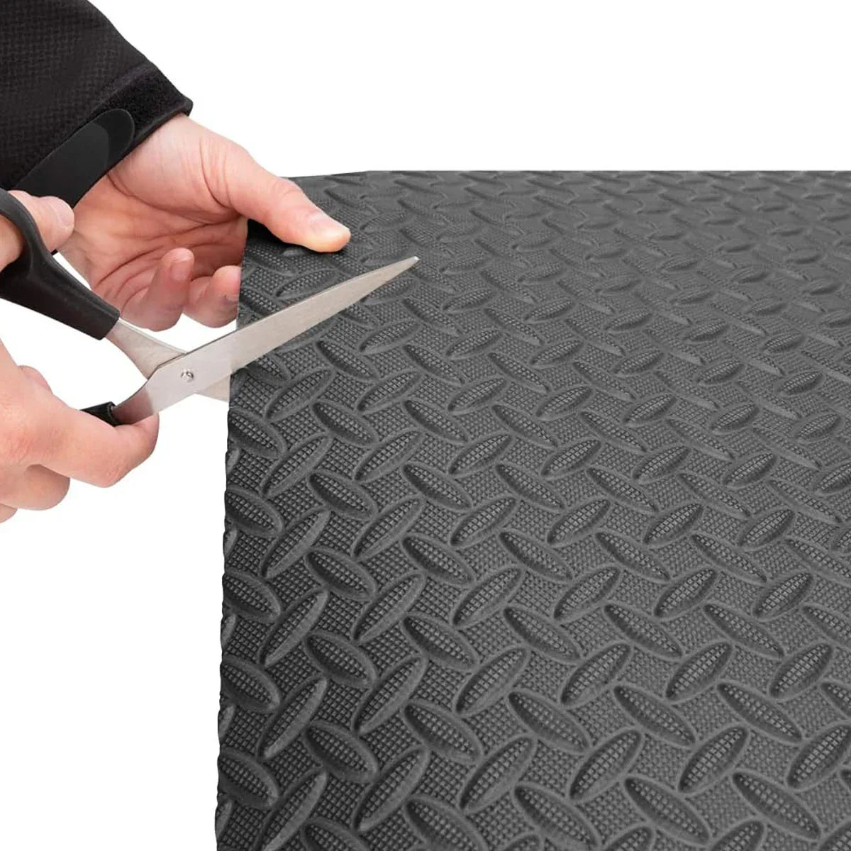 Tool Masters Charcoal Colour Anti-Fatigue Grip Mat Roll 236 x 117 cm - Mekamart Australia