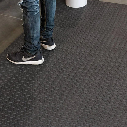 Tool Masters Charcoal Colour Anti-Fatigue Grip Mat Roll 236 x 117 cm - Mekamart Australia