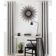Designers Choice Pair of Linen Cotton Coated Eyelet Curtains Grey 140 x 213cm - Mekamart Australia