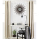 Designers Choice Pair of Linen Cotton Coated Eyelet Curtains Natural 140 x 213cm - Mekamart Australia
