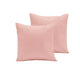 Pair of Polyester Cotton European Pillowcases Coral - Mekamart Australia