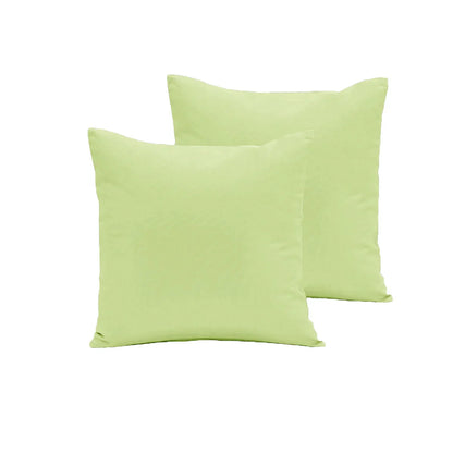 Pair of Polyester Cotton European Pillowcases Moss - Mekamart Australia