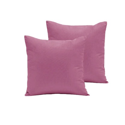 Pair of Polyester Cotton European Pillowcases Plum - Mekamart Australia
