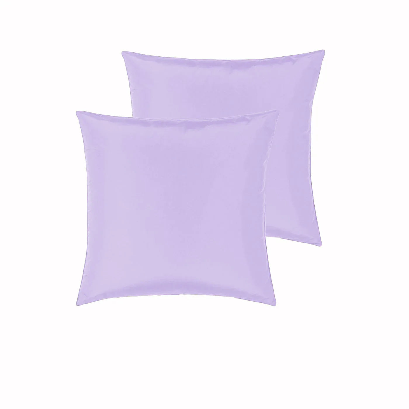PepperMIll Satin European Pillowcases ( Pair ) LILAC - Mekamart Australia