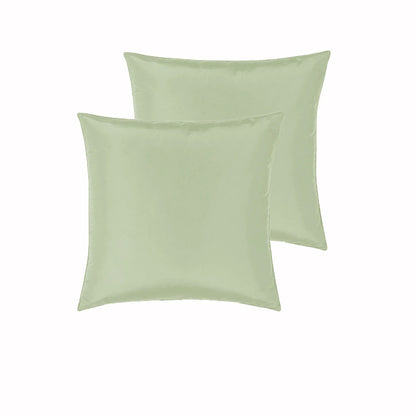 PepperMIll Satin European Pillowcases ( Pair ) MOSS - Mekamart Australia