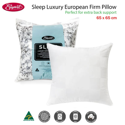 Easyrest Sleep Luxury European Firm Pillow - Mekamart Australia