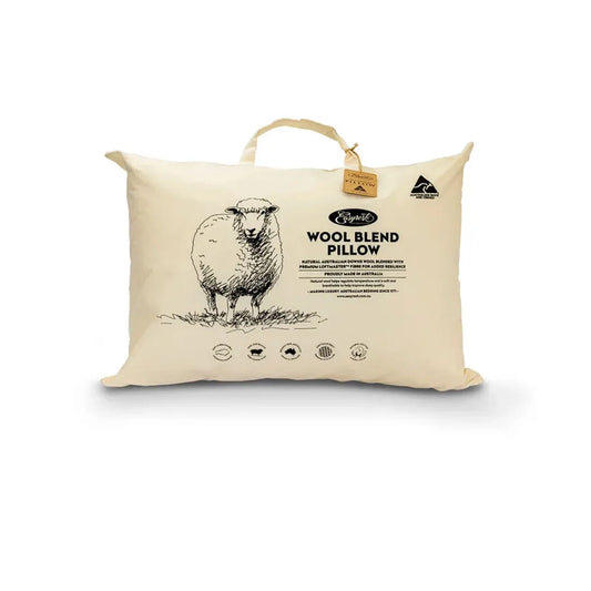 Easyrest Wool Blend Standard Pillow in Fabric Bag 47 x 72 + 20 cm - Mekamart Australia