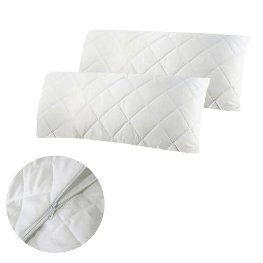 Easyrest Pair of King Quilted Pillow Protectors 52 x 92 cm - Mekamart Australia