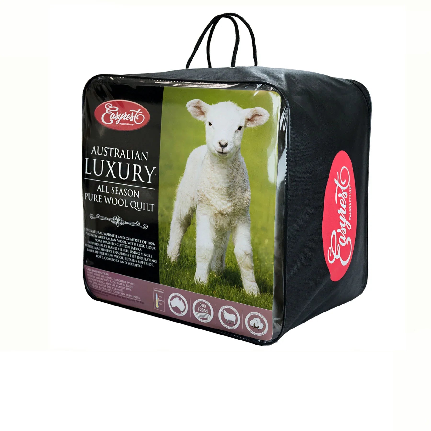 Easyrest 300GSM Easyrest Australian Wool Quilt Double - Mekamart Australia