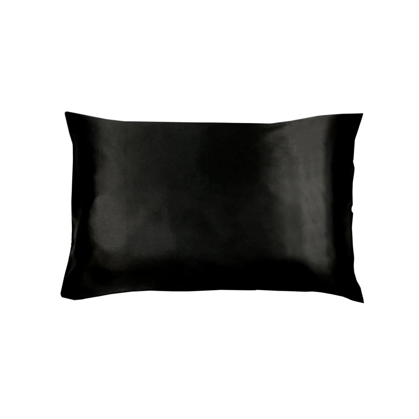 Invitation Satin Standard Pillowcase Nior Black - Mekamart Australia