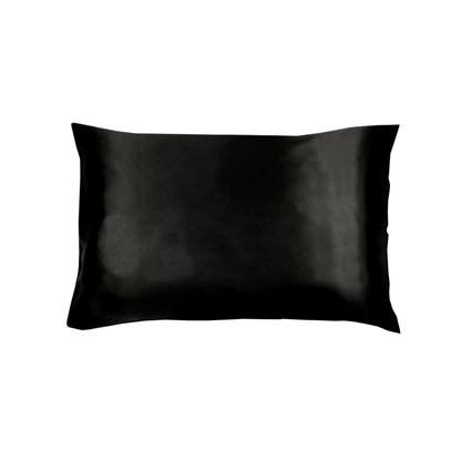 Invitation Satin Standard Pillowcase Nior Black - Mekamart Australia