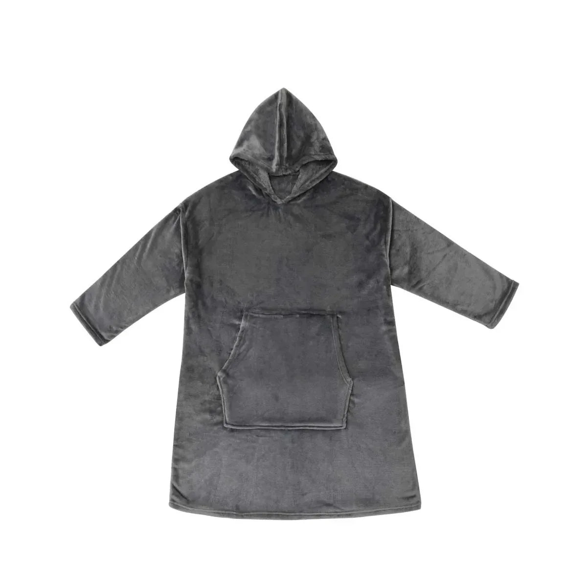 Accessorize Grey Super Soft Hooded Blanket Extra Large - Mekamart Australia