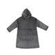 Accessorize Grey Super Soft Hooded Blanket Extra Large - Mekamart Australia