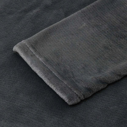 Accessorize Grey Super Soft Hooded Blanket Small/Medium - Mekamart Australia