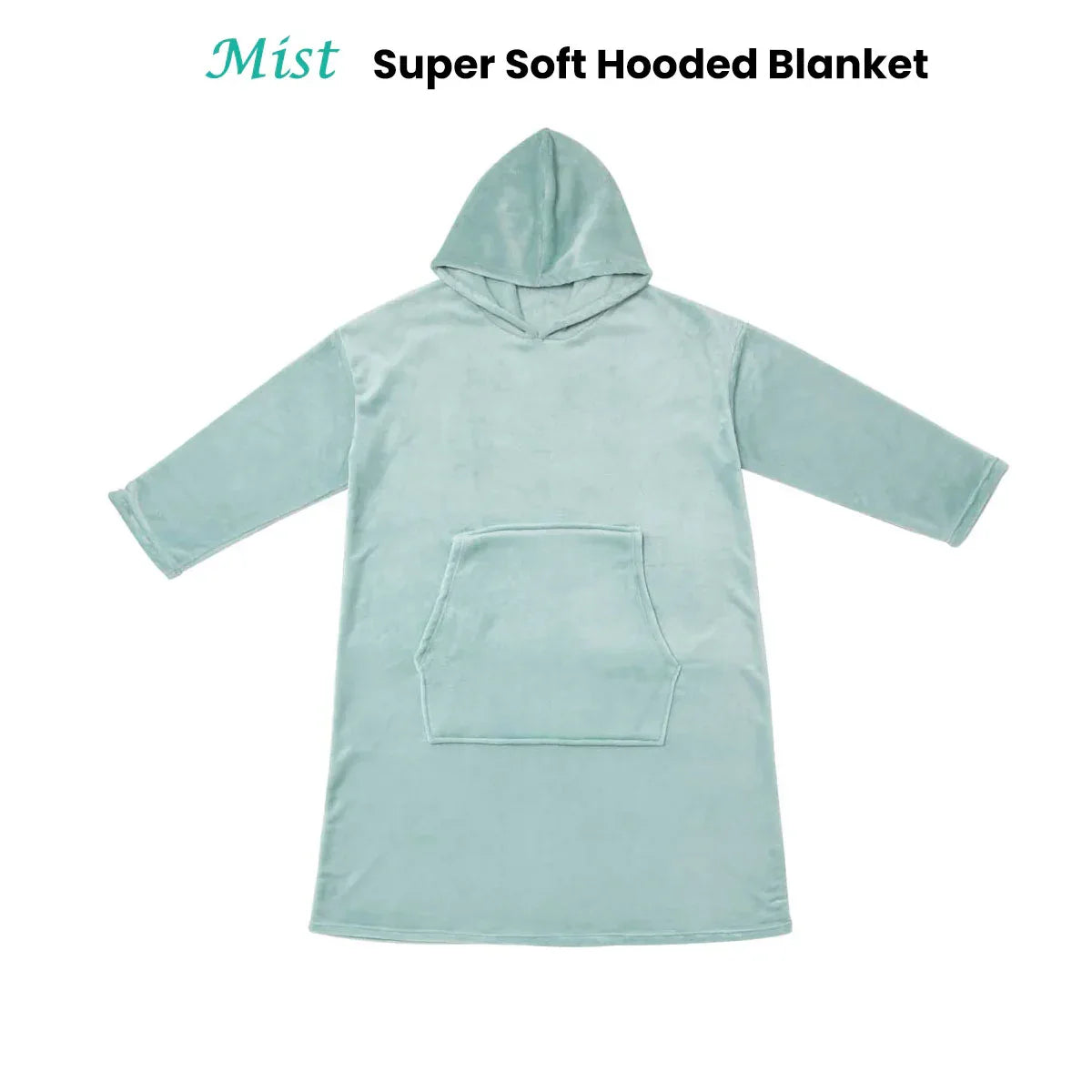 Accessorize Mist Super Soft Hooded Blanket Small/Medium - Mekamart Australia