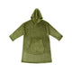 Accessorize Moss Green Super Soft Hooded Blanket Small/Medium - Mekamart Australia
