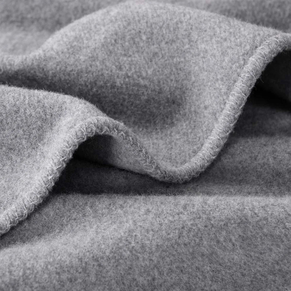 Laconia 400GSM Premium Australian Pure Wool Blanket Grey Double - Mekamart Australia