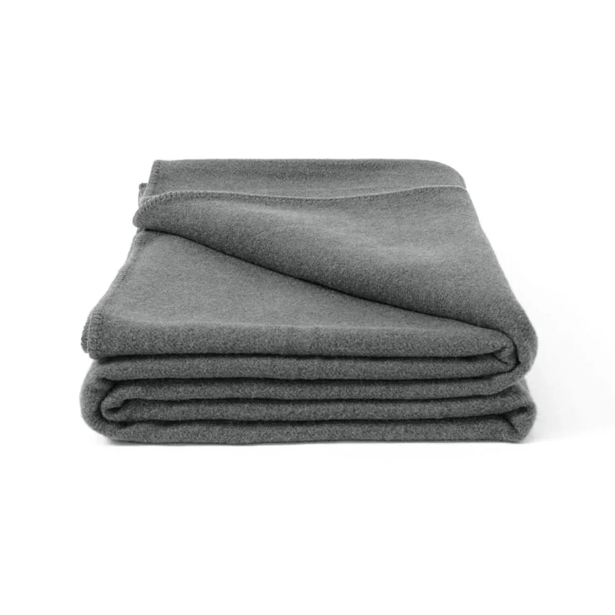 Laconia 400GSM Premium Australian Pure Wool Blanket Grey Double - Mekamart Australia