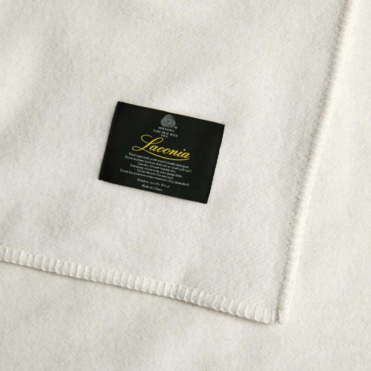 Laconia 400GSM Premium Australian Pure Wool Blanket Natural Super King - Mekamart Australia