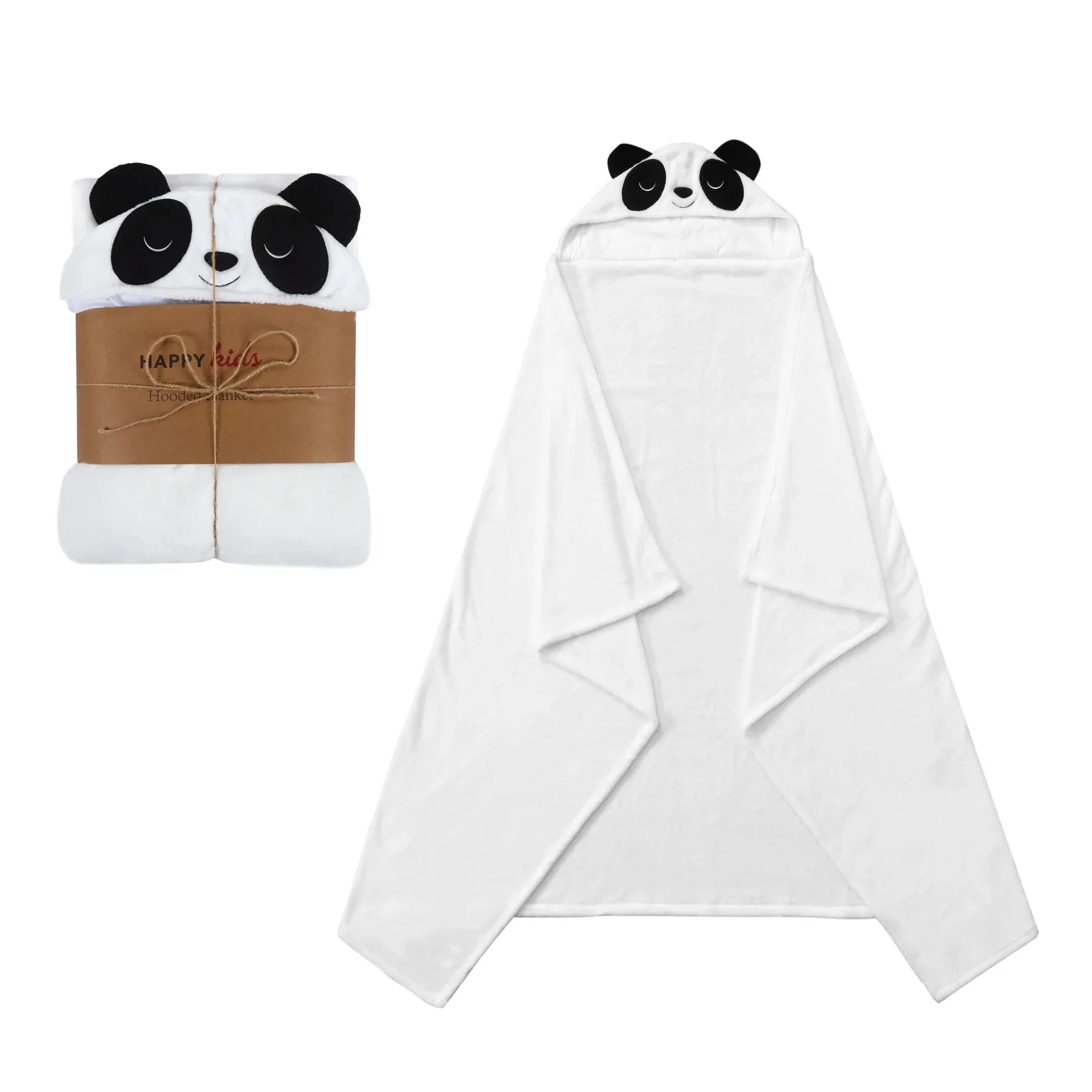 Happy Kids Panda Hooded Blanket - Mekamart Australia