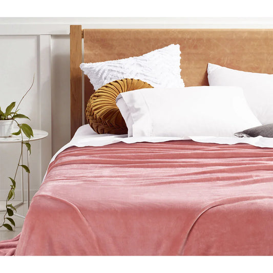 Accessorize Clay Super Soft Blanket Queen/King - Mekamart Australia