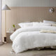 Vintage Design Homewares 3 Pcs Parquet White Comforter Set Queen - Mekamart Australia