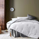 Accessorize Soho Waffle White 3 Piece Comforter Set King - Mekamart Australia