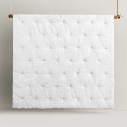 Accessorize Soho Waffle White 3 Piece Comforter Set King - Mekamart Australia