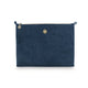 PIP Studio Velvet Quilted Dark Blue Large Cosmetic Flat Pouch - Mekamart Australia