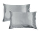 Accessorize 300TC Deluxe Essentials Satin Standard Pillowcases Silver - Mekamart Australia