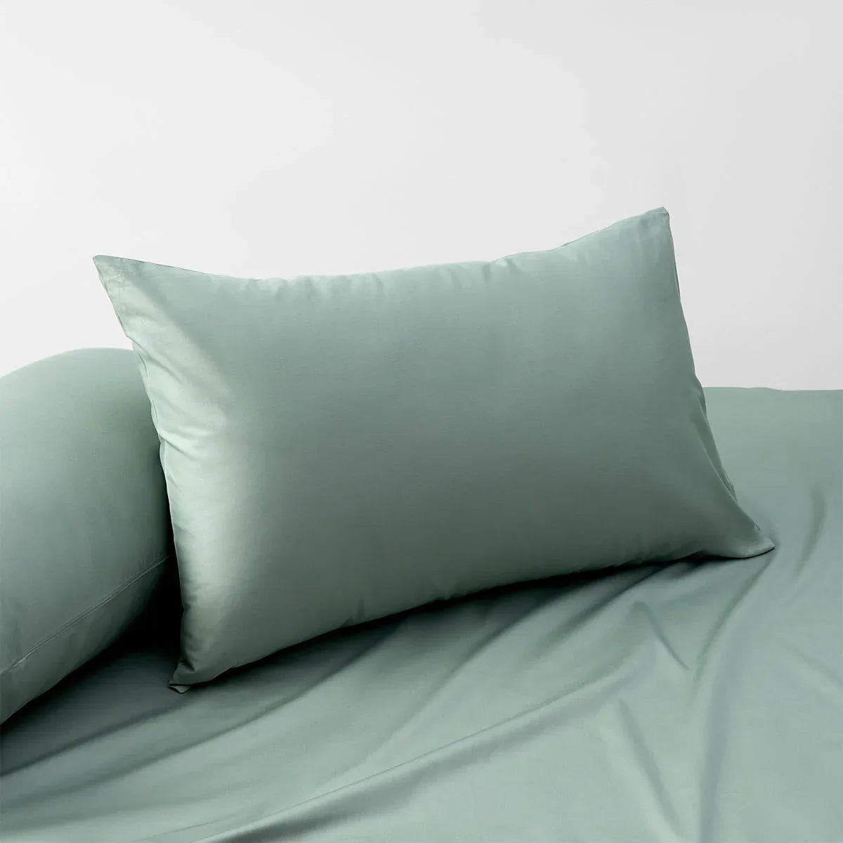 Accessorize Sage 400TC Bamboo Cotton Pair of Standard Pillowcases 48 x 73 + 15cm - Mekamart Australia