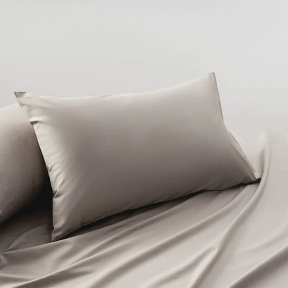 Accessorize Stone 400TC Bamboo Cotton Pair of Standard Pillowcases 48 x 73 + 15cm - Mekamart Australia