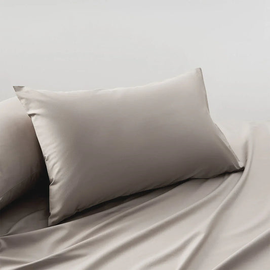 Accessorize Stone 400TC Bamboo Cotton Pair of Standard Pillowcases 48 x 73 + 15cm - Mekamart Australia