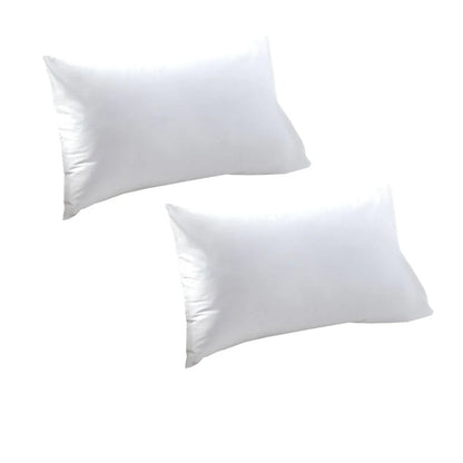 Accessorize White 400TC Bamboo Cotton Pair of Standard Pillowcases 48 x 73 + 15cm - Mekamart Australia