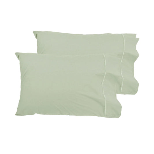 Grand Aterlier Pair of Queen Sized Pillowcases - Fennel - Mekamart Australia