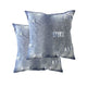 Accessorize Pair of Stonewashed Denim Ripped Linen Cotton European Pillowcases - Mekamart Australia