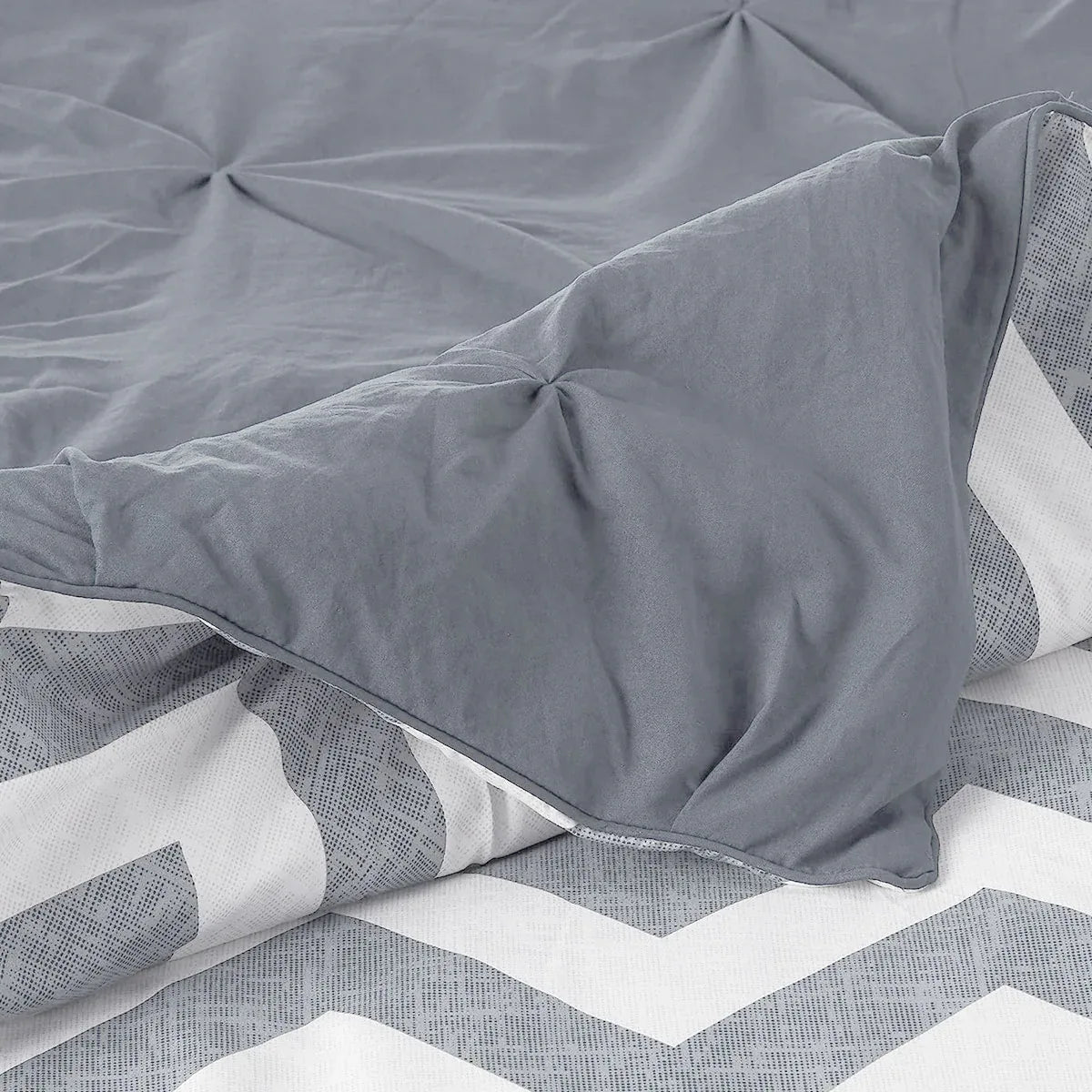 J Elliot Home 6 Pcs Ella Grey Comforter Set Single - Mekamart Australia