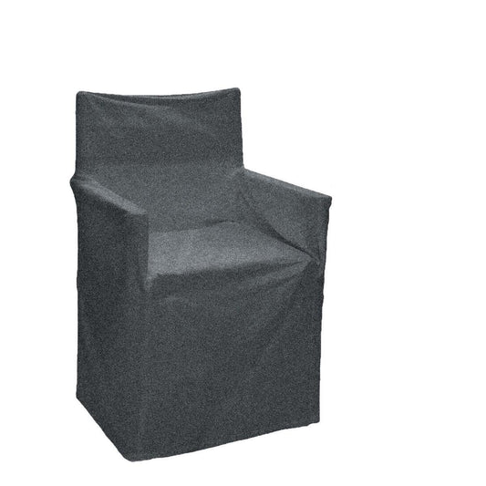 IDC Homewares Cotton Solid Director Chair Cover Charcoal - Mekamart Australia