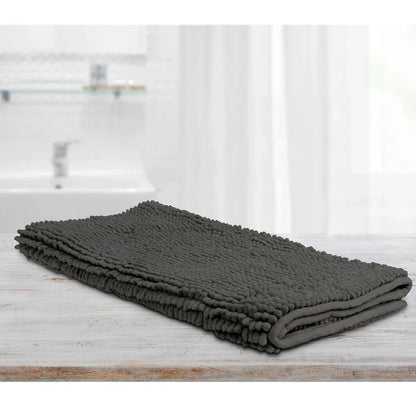 Toggle Microfiber Bath Mat Large Charcoal - Mekamart Australia