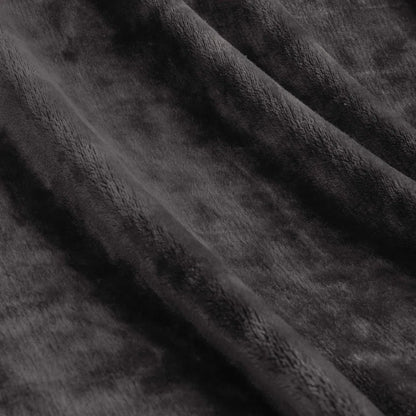 Ardor Lucia Luxury Push Blanket Charcoal Super King - Mekamart Australia