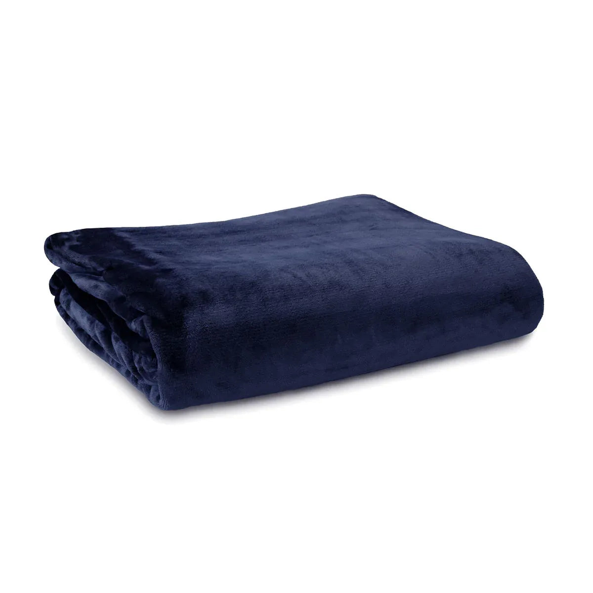 Ardor Lucia Luxury Push Blanket Navy King - Mekamart Australia