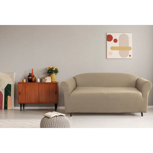 Elan Cambridge Extra-stretch Couch Cover Linen Two Seater Linen - Mekamart Australia