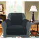 Custom Fit Sofa Cover Protector One Seater Slate - Mekamart Australia