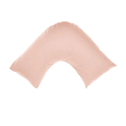 Algodon 300TC Cotton V Shape Pillowcase Pink - Mekamart Australia